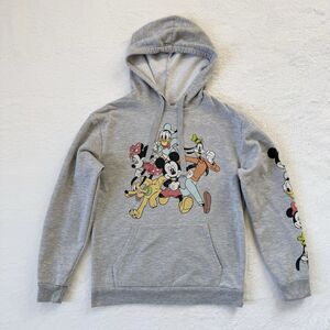 Women's Disney Mickey Mouse And Friends Hoodie Sweatshirt Juniors Size Small 3-5